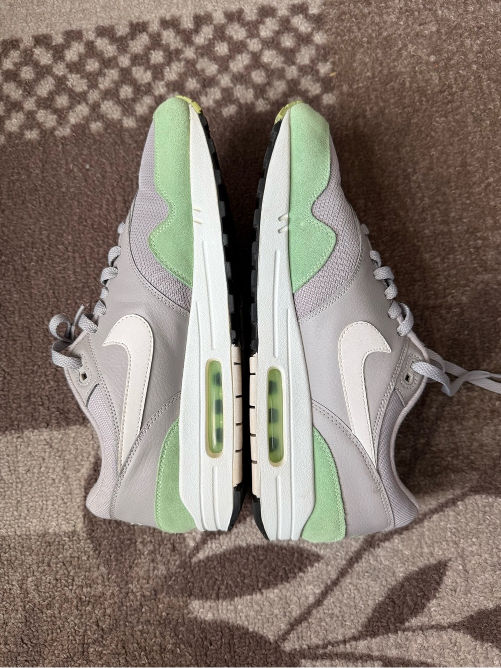 Nike Air Max 1 Mint Green Grey - Picture 2 of 6